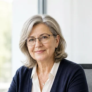Porträt von Bärbel, KI-generiert